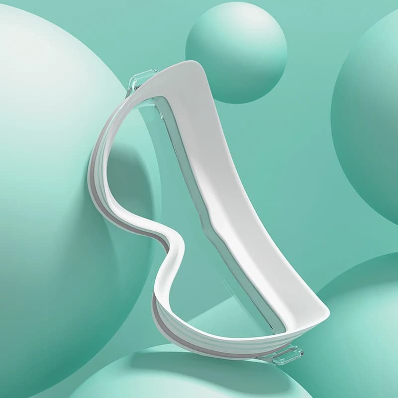 Lunettes de natation grandes montures trois couches anti-buée étanches adultes unisexes