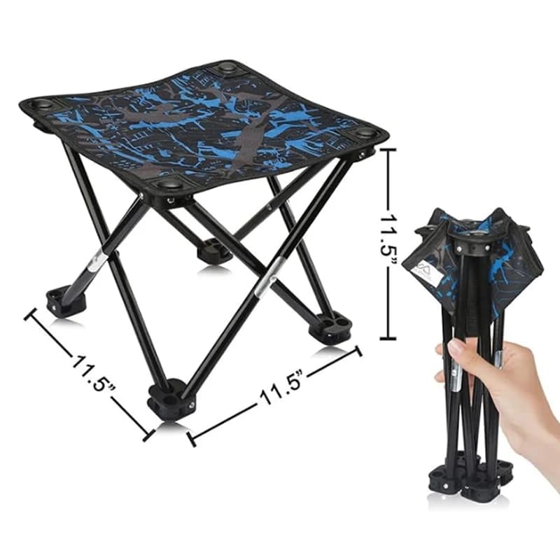 Chaise pliante extérieure portable - Confort durable pour camping, pêche et activités outdoor
