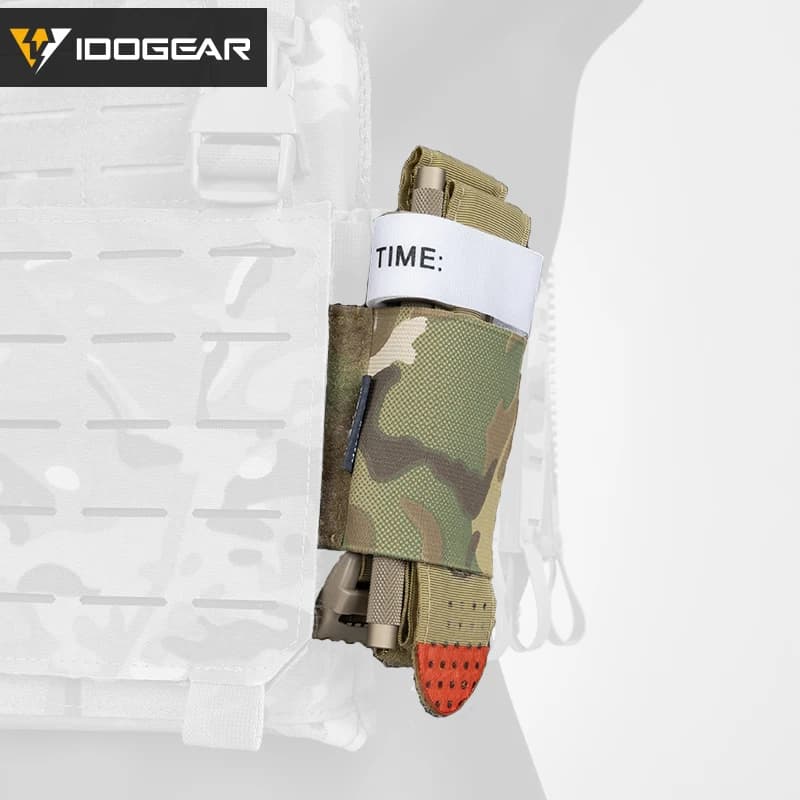 Poches tourniquet IDOGEAR TA 2 pièces - Trousse premier secours légère pêche chasse 3581