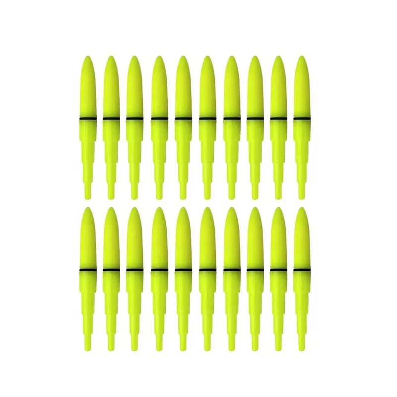 Bâtons luminescents LED rouge/vert 20 pièces pour pêche de nuit - accessoires flotteurs CR425