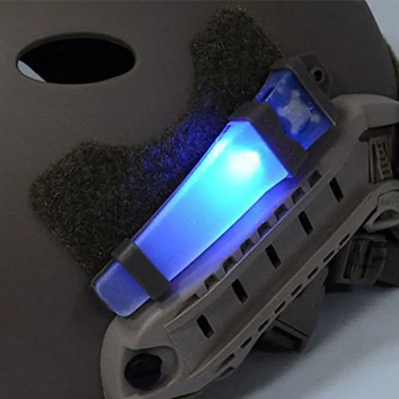 Casque tactique FMA avec lumière stroboscopique IR - Lampe identification étanche randonnée survie