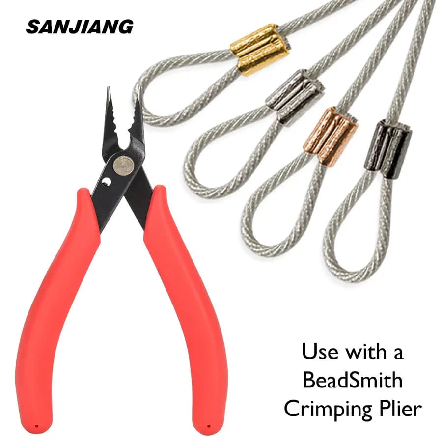 Pince à sertir pour bijoux de pêche - Création de tips, anneaux jump et split rings DIY