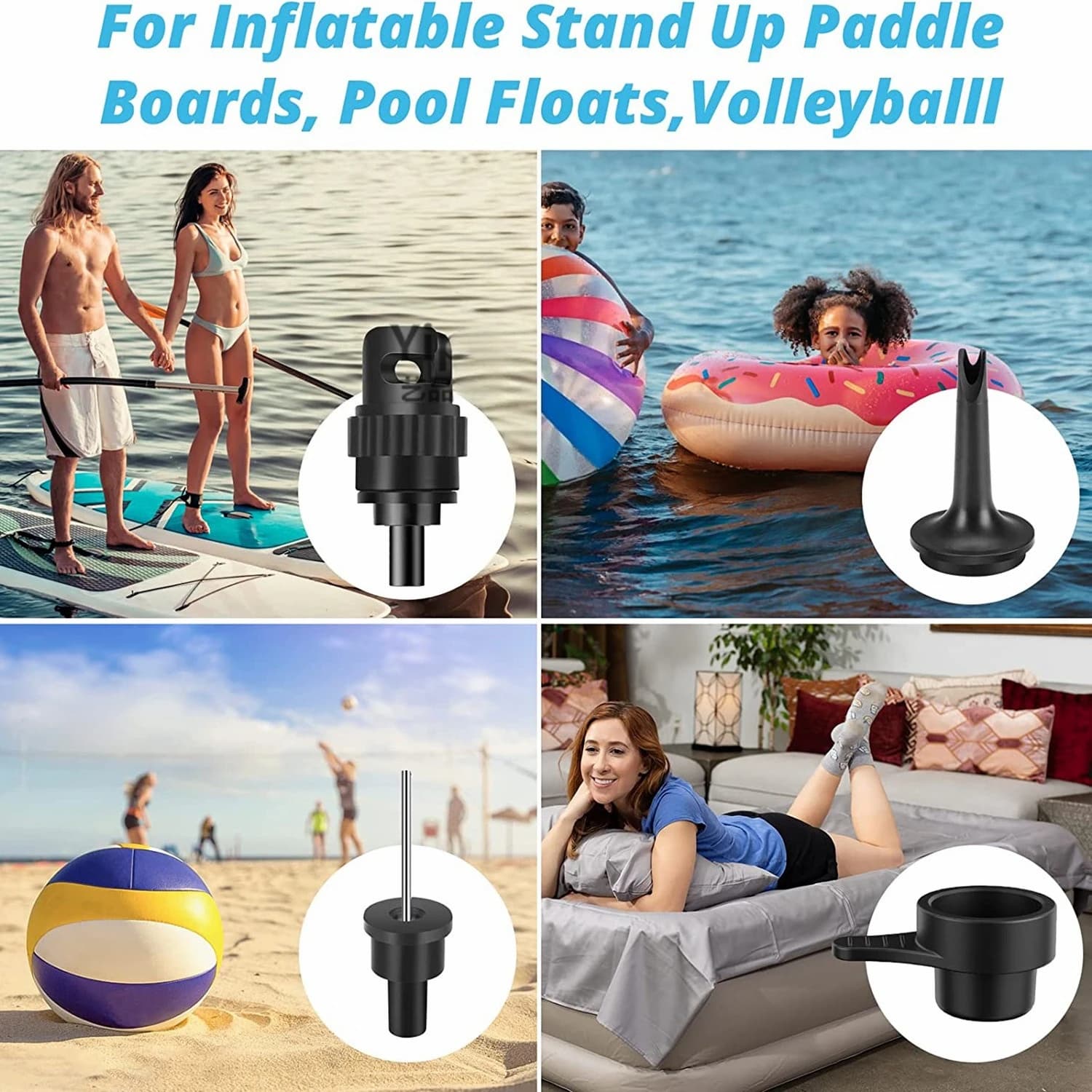Pompe électrique sans fil 20PSI voiture - Gonfleur portable SUP, paddle board et bateau pêche