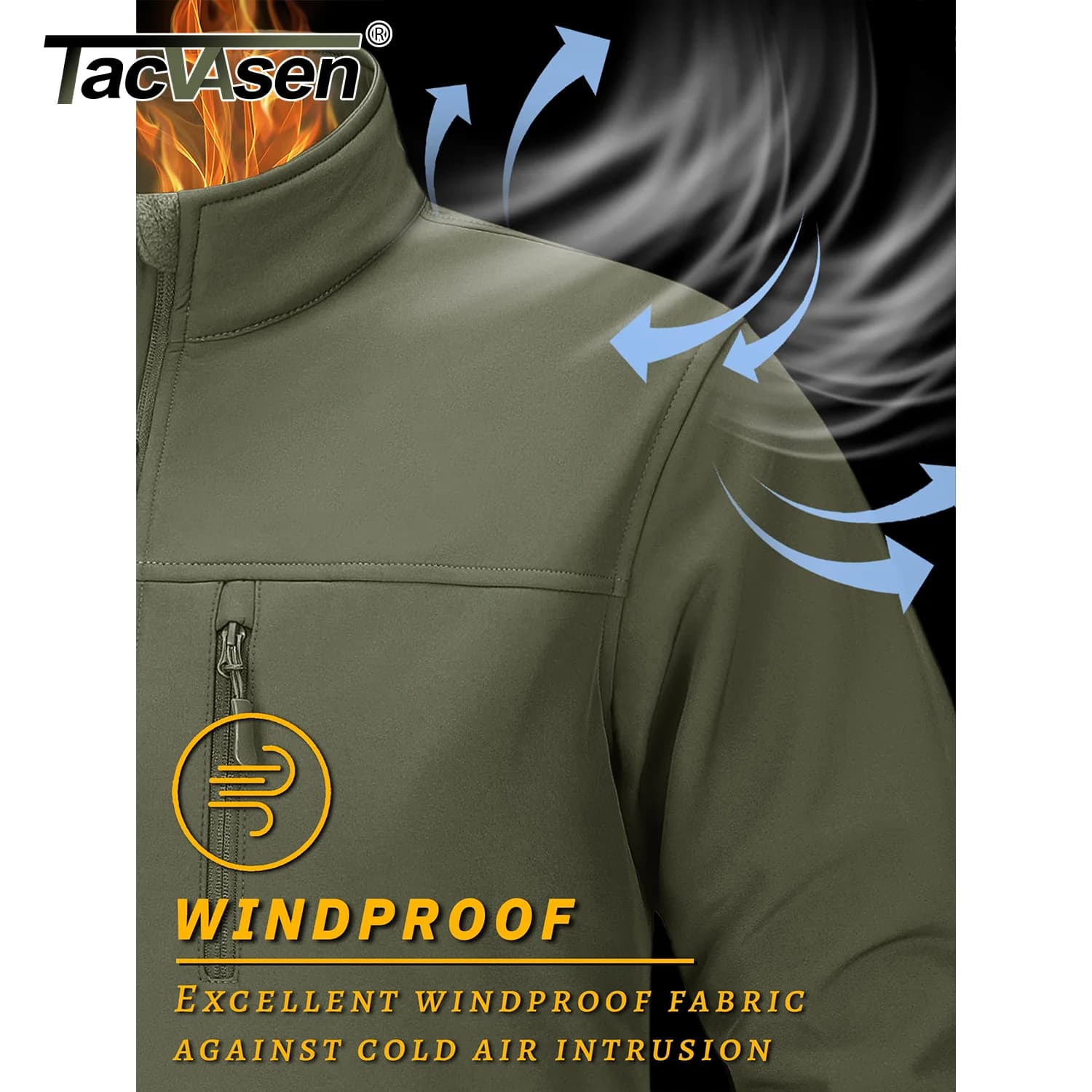 Veste travail homme imperméable doublure polaire hiver poches zippées pêche