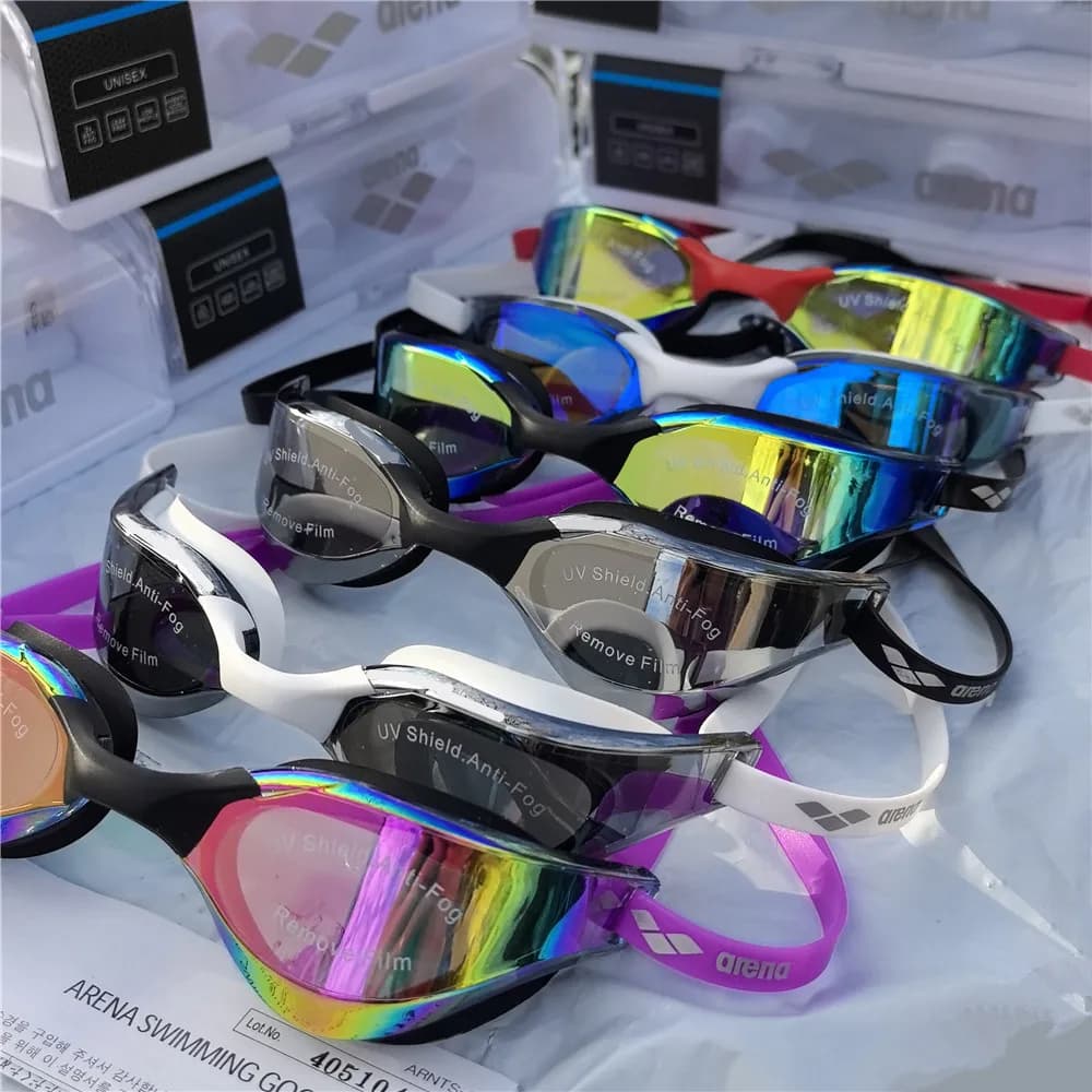 ARENA lunettes de compétition natation professionnelles étanches anti-buée HD UV400 entraînement