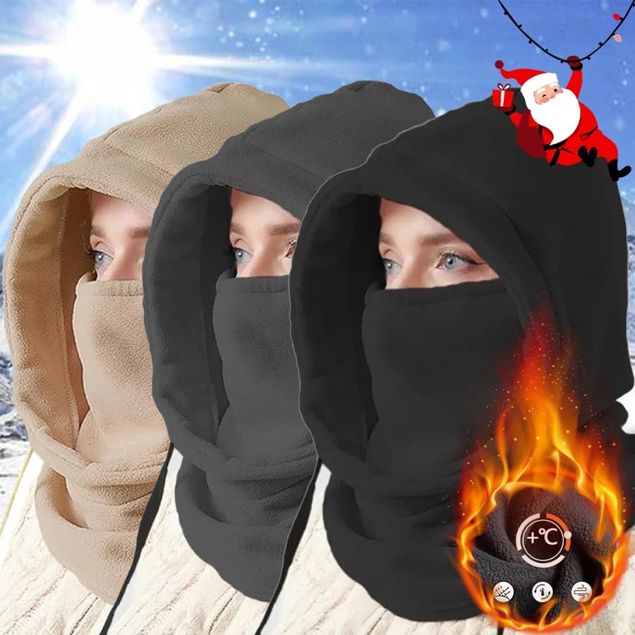 Cagoule hiver pêche ski vélo masque facial coupe-vent thermique cadeau Noël