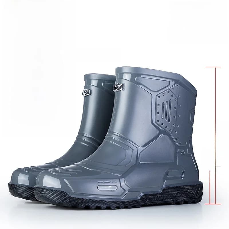 Bottes de pluie mode homme basse imperméables antidérapantes pour pêche et outdoor