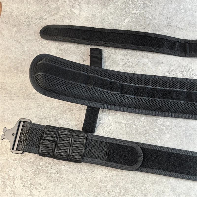 Ceinture de travail tactique à boucle alliage pour pêche professionnelle et entraînement