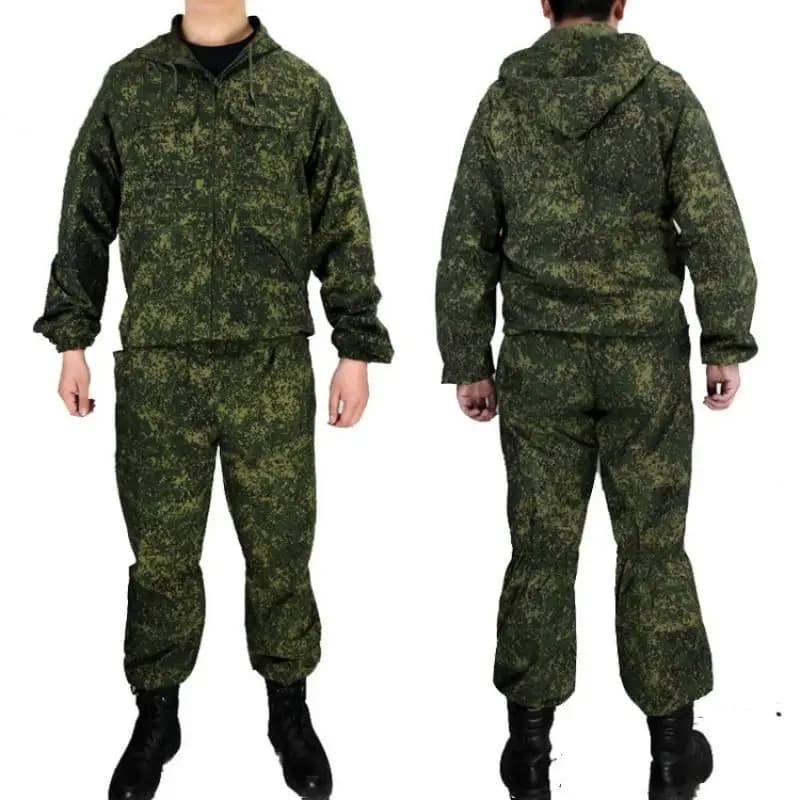 Combinaison camouflage tactique russe ATFG EMR fleurs été pêche respirante avec capuche