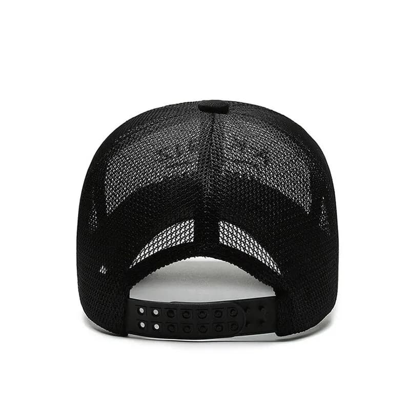 Casquette mesh baseball brodée été homme femme visière protection solaire extérieure lettre