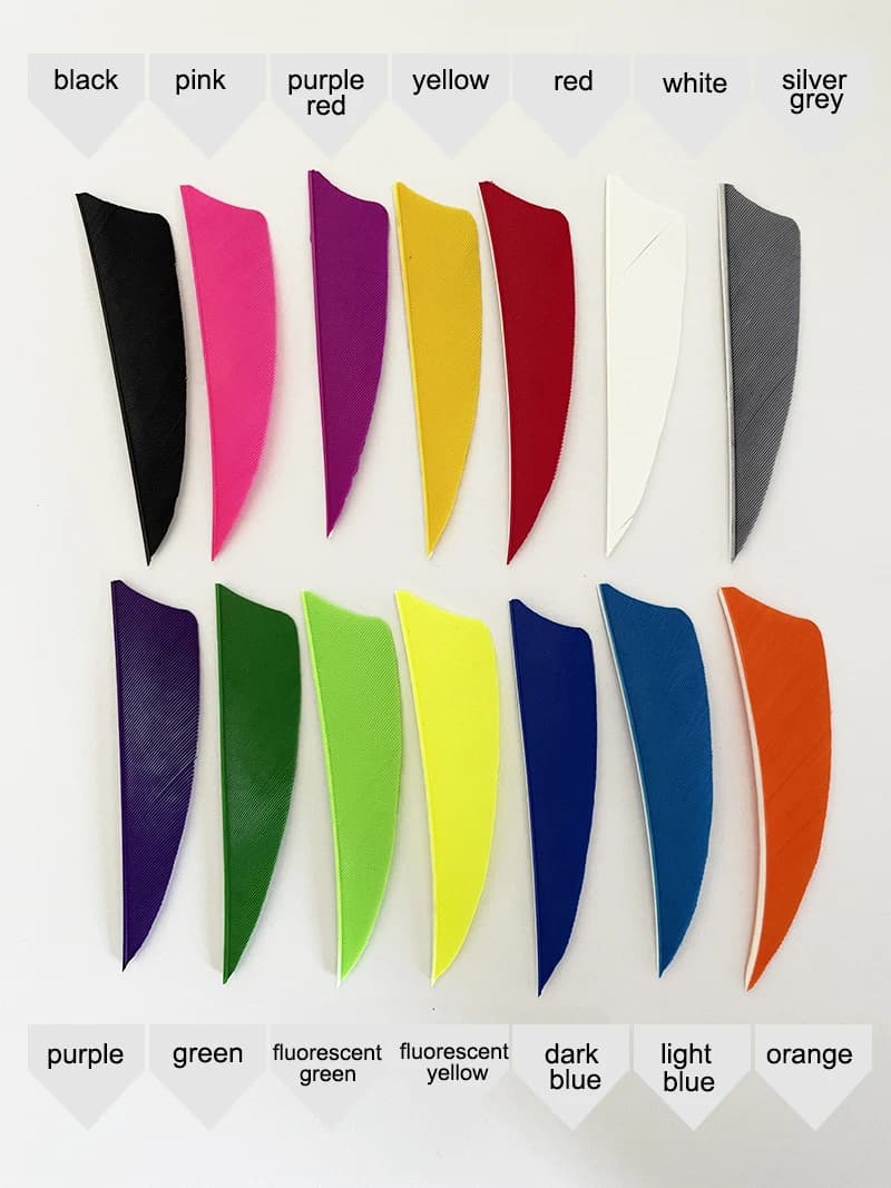 50 plumes de dinde naturelles pour empennage flèches pêche, accessoires DIY traditionnels