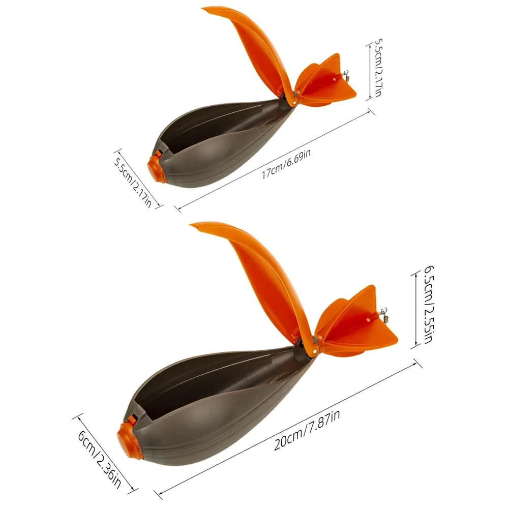 Lance-amorce fusée pour pêche au feeder et carpe - Outil précision pour positionnement appâts