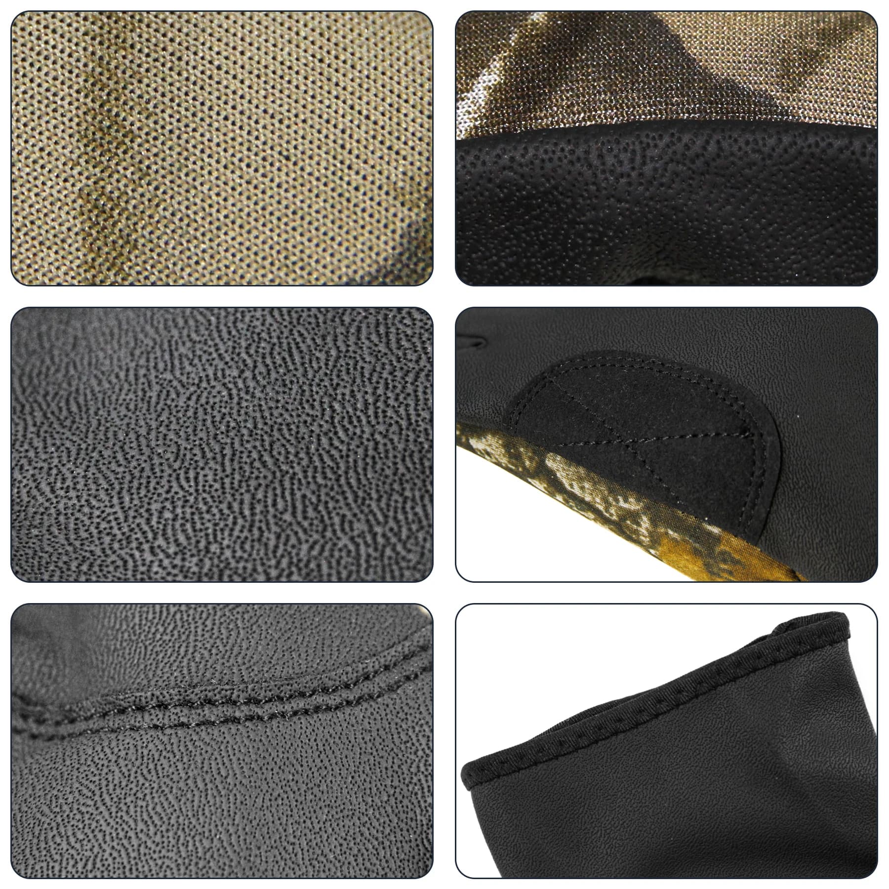 Gants de pêche néoprène camouflage imperméables - Chasse, marche, pêche et équitation outdoor