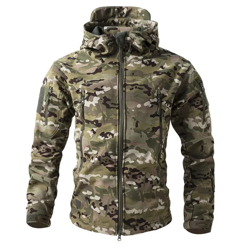 Veste d'assaut camouflage trois-en-un homme toutes saisons respirante coupe-vent chaude sport 4XL