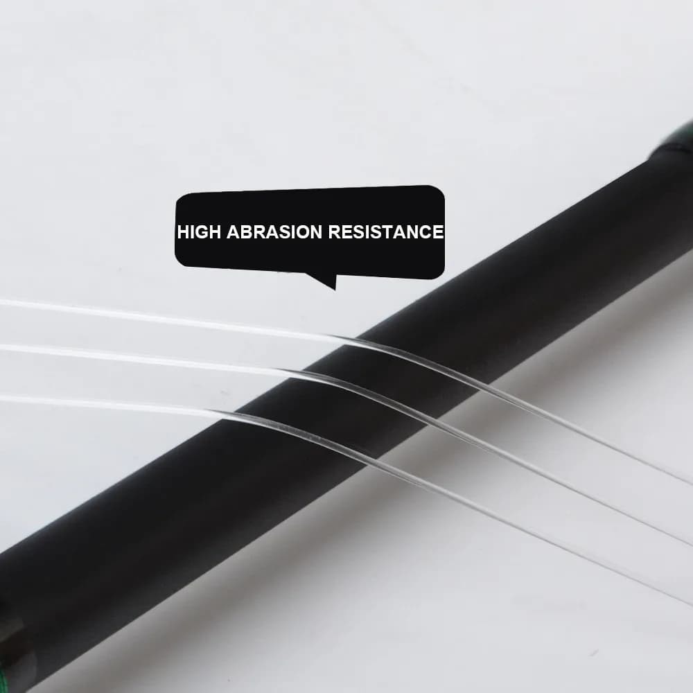 Ligne fluorocarbone 100m pêche appâts - fibre carbone invisible pour pêche en mer et rivière