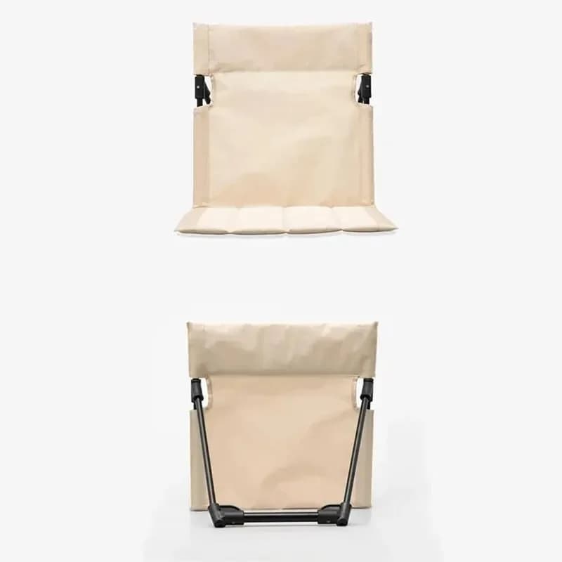 Chaise pliante camping et jardin avec coussin dossier - Confortable pour pêche, plage et pique-nique