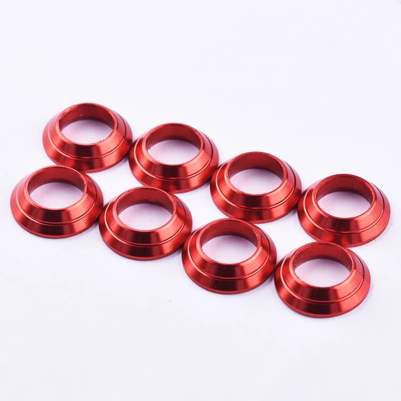 Lot de 8 anneaux métalliques pour montage et réparation de cannes à pêche DIY - Accessoires