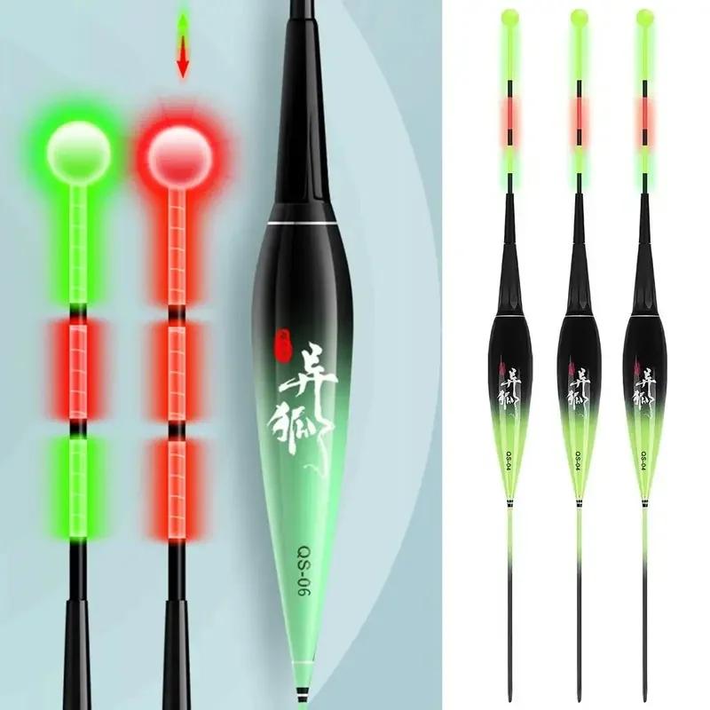 Flotteur électronique LED TINSOL 2026 pour pêche de nuit avec capteur gravité et changement couleur - 1.2g-3g