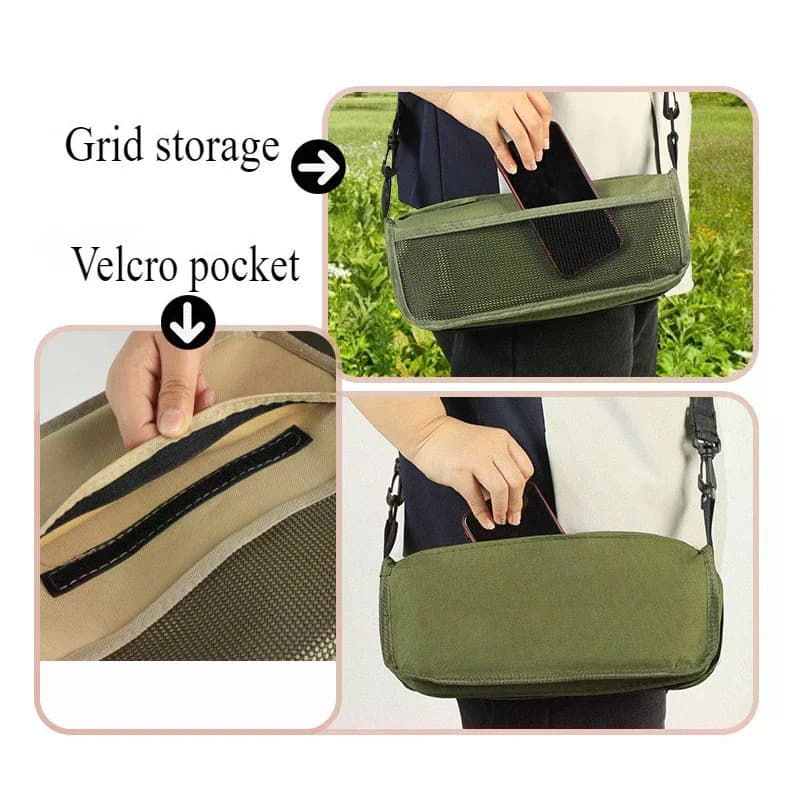 Tabouret pliant portable avec sac de transport - Léger et compact pour voyages et pêche