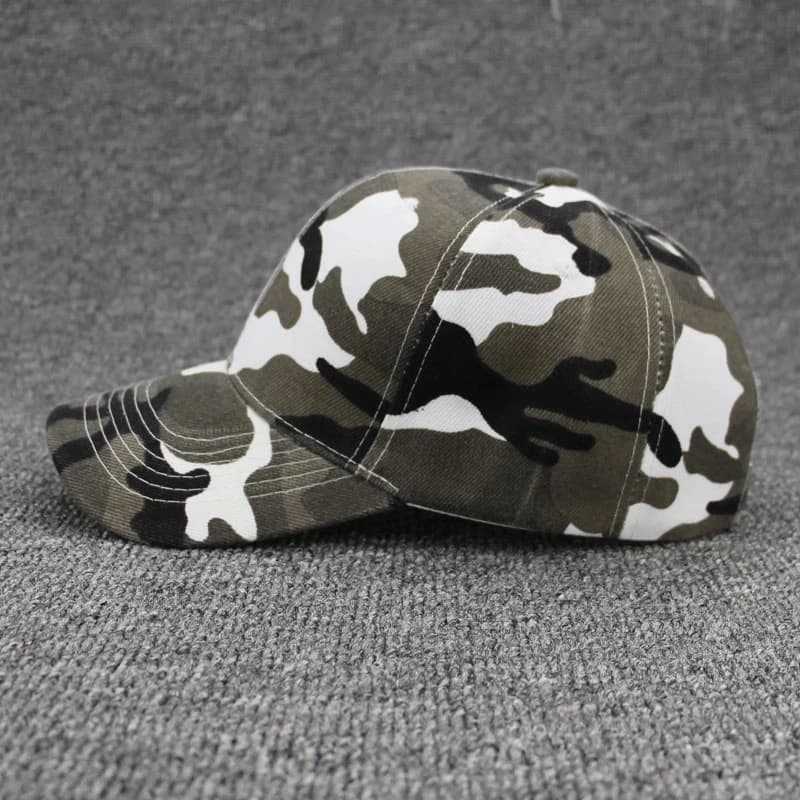Casquette camouflage pêche homme - Chapeau de soleil tactique pour pêche en mer et rivière