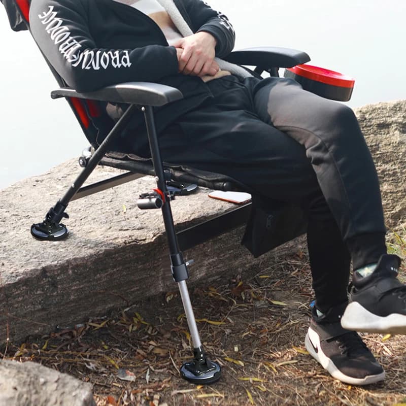 Chaise pêche européenne pliante portable 200KG multifonction pour pêche sauvage et camping robuste