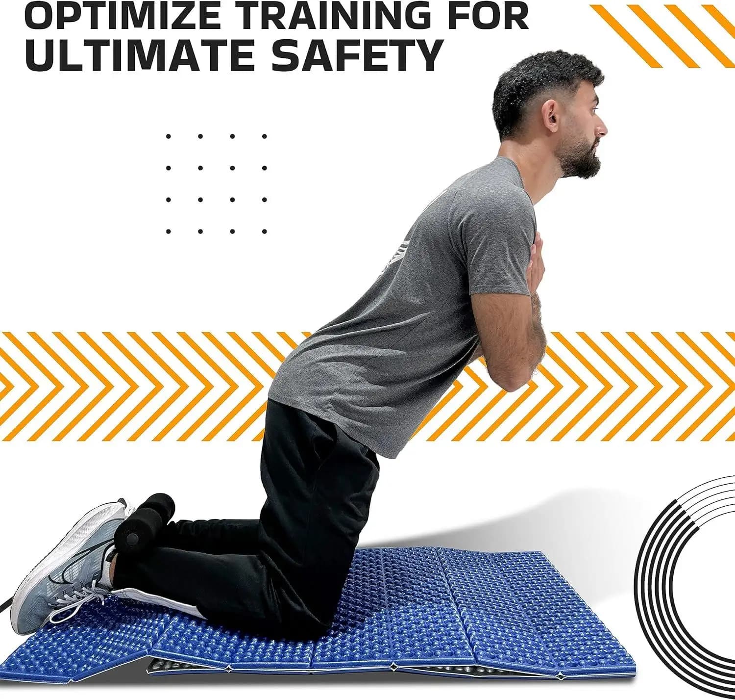Sangle de Curl Ischio-Jambiers Ajustable - Équipement d'Exercice Nordic Hamstring Curl pour Renforcement Musculaire
