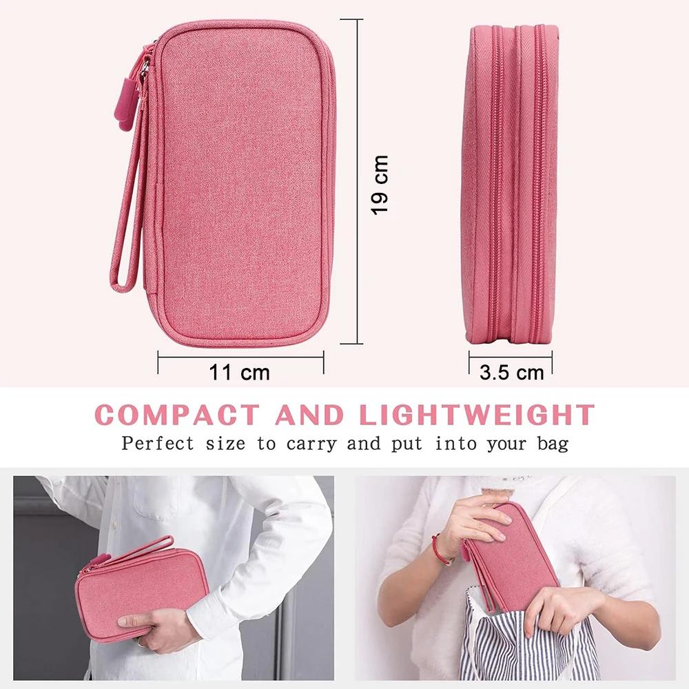 Poche étanche organisateur câbles électroniques - Sac rangement accessoires pêche voyage universel