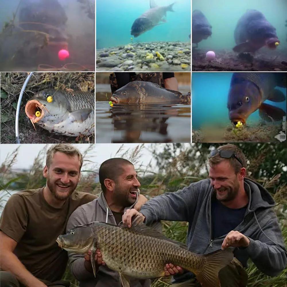 Boilies flottants saveur maïs pour carpe - Appât artificiel pop-up avec odeur attractive pêche