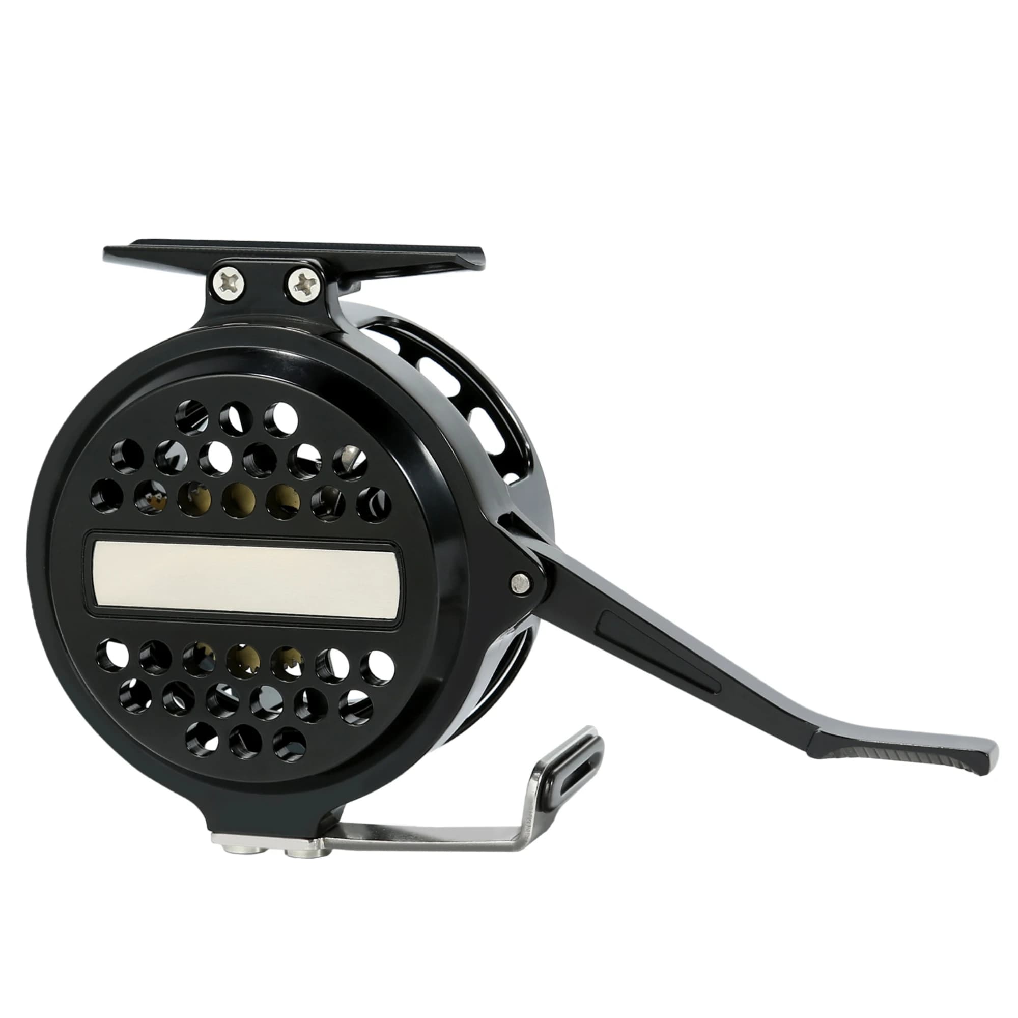 Moulinet à mouche automatique grande arbor 75mm diamètre aluminium usiné CNC pour nymphage eau douce