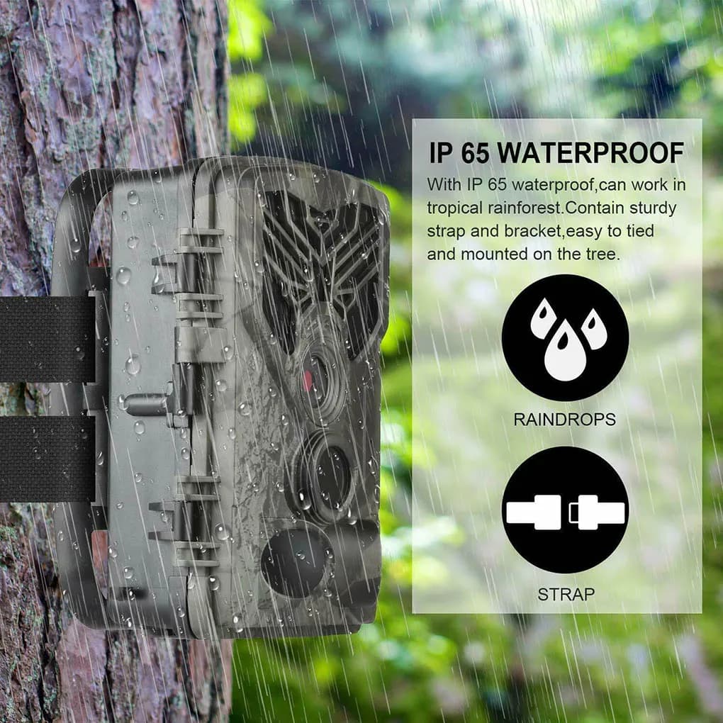 HC-810A 20MP caméra chasse filtre IR étanche IP65 pour qualité image wildlife optimale