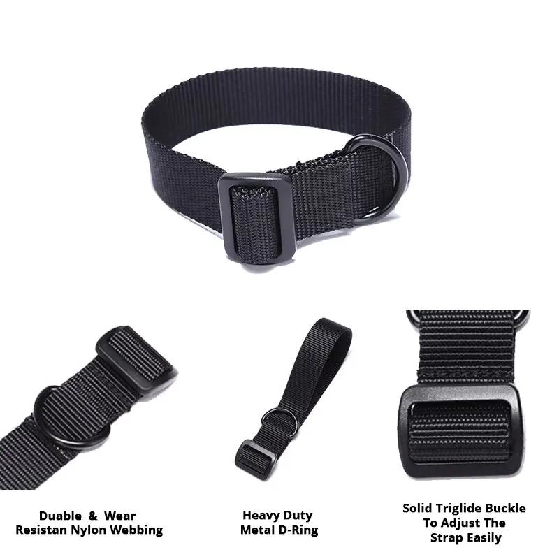 Adaptateur écharpe fusil anneau D nylon robuste noir fixation crosse pour pêche au fusil harpon