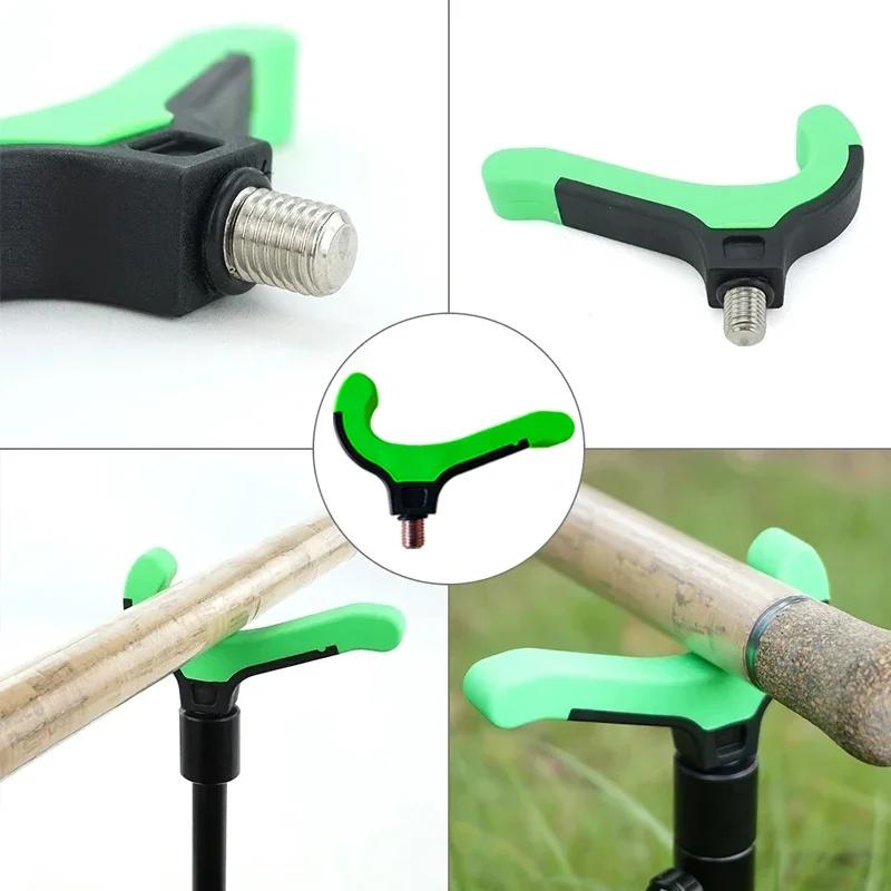 Tête de support universelle pour cannes pêche - Compatible buzz bars support feeder carpe