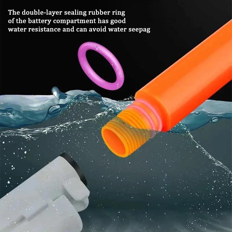 2 bâtons lumineux électroniques pêche nuit batterie rechargeable étanche tige télescopique clip