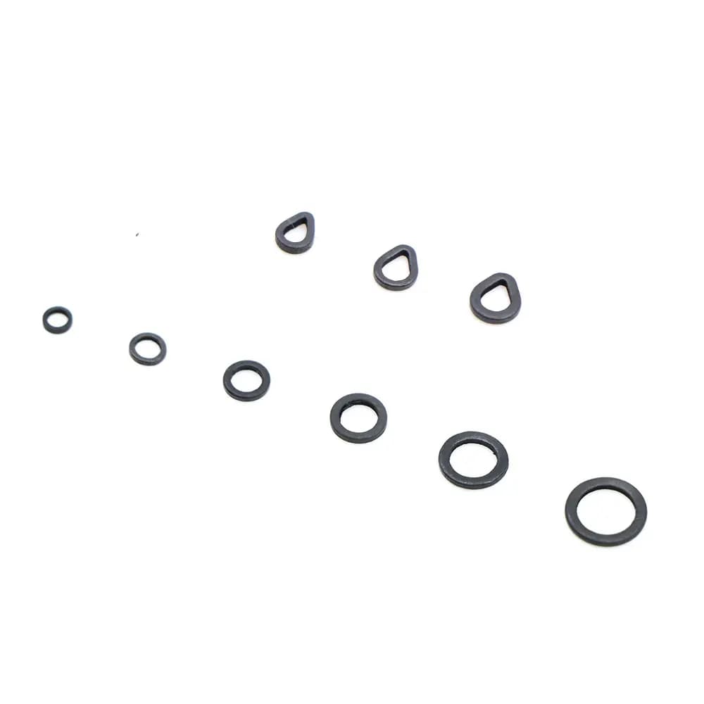 50 anneaux tournants pour montage chod rig avec appâts pop up et boilies - accessoires carpe