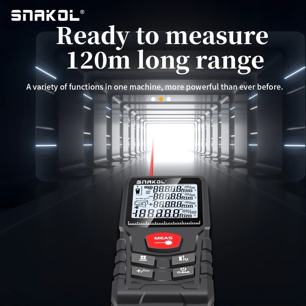 Télémètre laser Snakol professionnel 50/100/120m - Outil de test précis pour pêche sportive