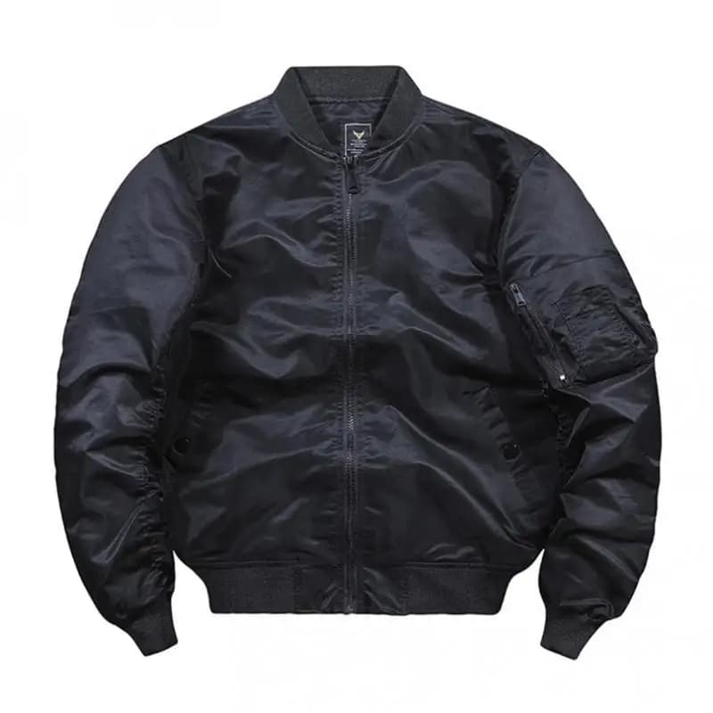 Bomber militaire unisexe printemps automne - Veste d'aviateur pour pêcheurs appréciant le style vintage fonctionnel