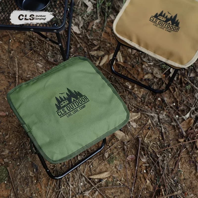 Chaise de camping ultralégère CLS en aluminium pliante tactique pour aventure pêche randonnée