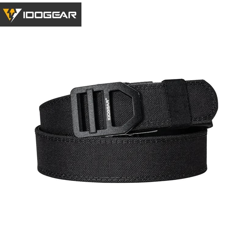 Ceinture tactique IDOGEAR 1.5 pouces rigide avec boucle ratchet pour IPSC USPSA IDPA