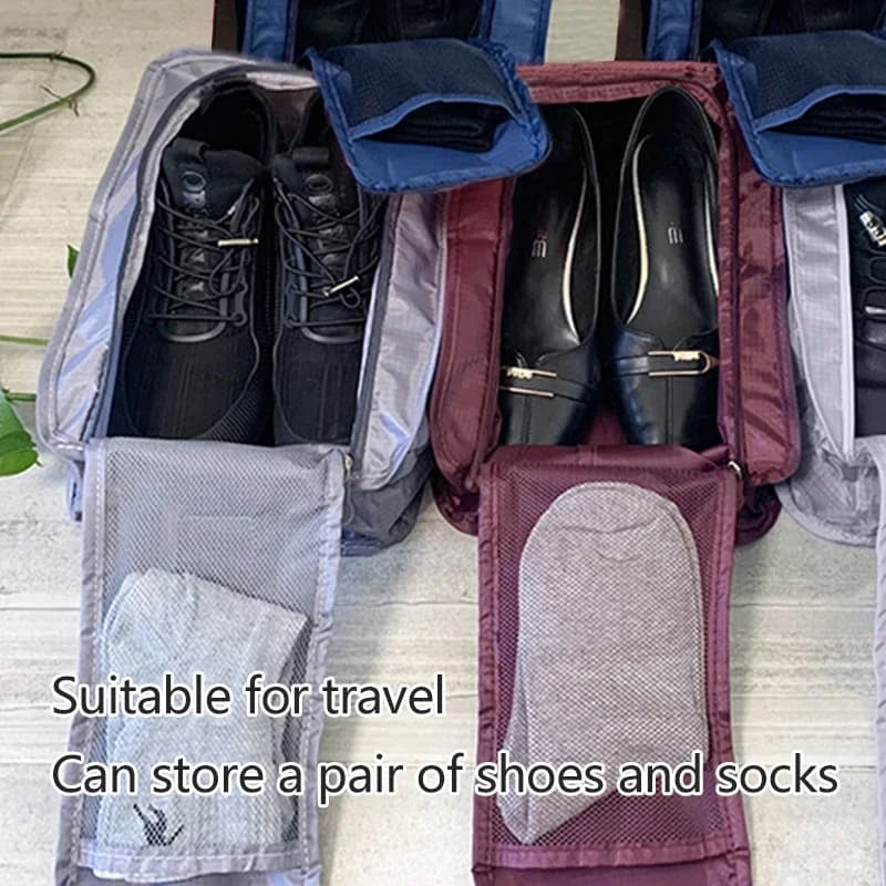 Sacs à chaussures pliables étanches voyage - Multifonction et grande capacité organisateur