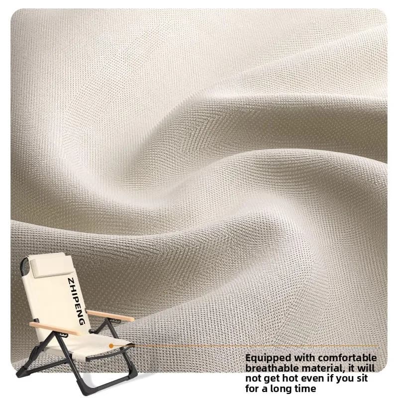 Chaise pliante camping portable légère dossier haut aluminium avec porte-gobelet pour pêche
