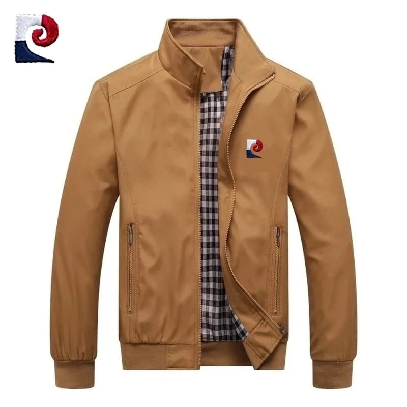 Veste col montant baseball homme printemps automne - Respirante qualité pêche M-6XL tailles pêcheurs