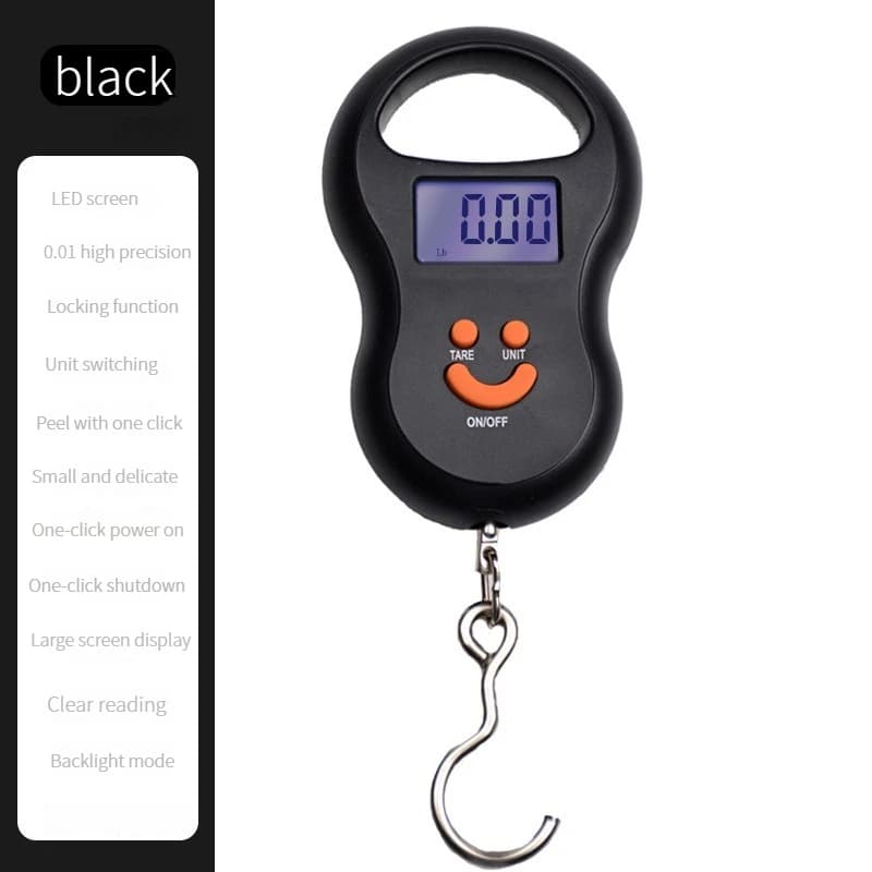 Balance numérique suspendue 50kg précision 10g avec rétroéclairage pour pêche et cuisine