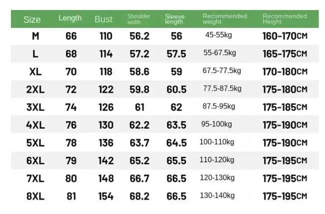 Veste de camping homme New Camping Jacket 8XL - Imperméable coupe-vent grande taille mode décontractée