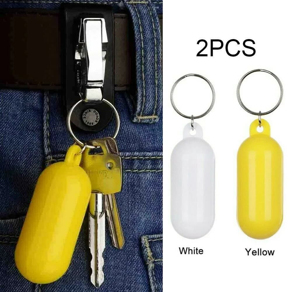 Porte-clés flottant pour bateau et kayak - 2 pièces flotteur bouée clé marine navigation accessoire