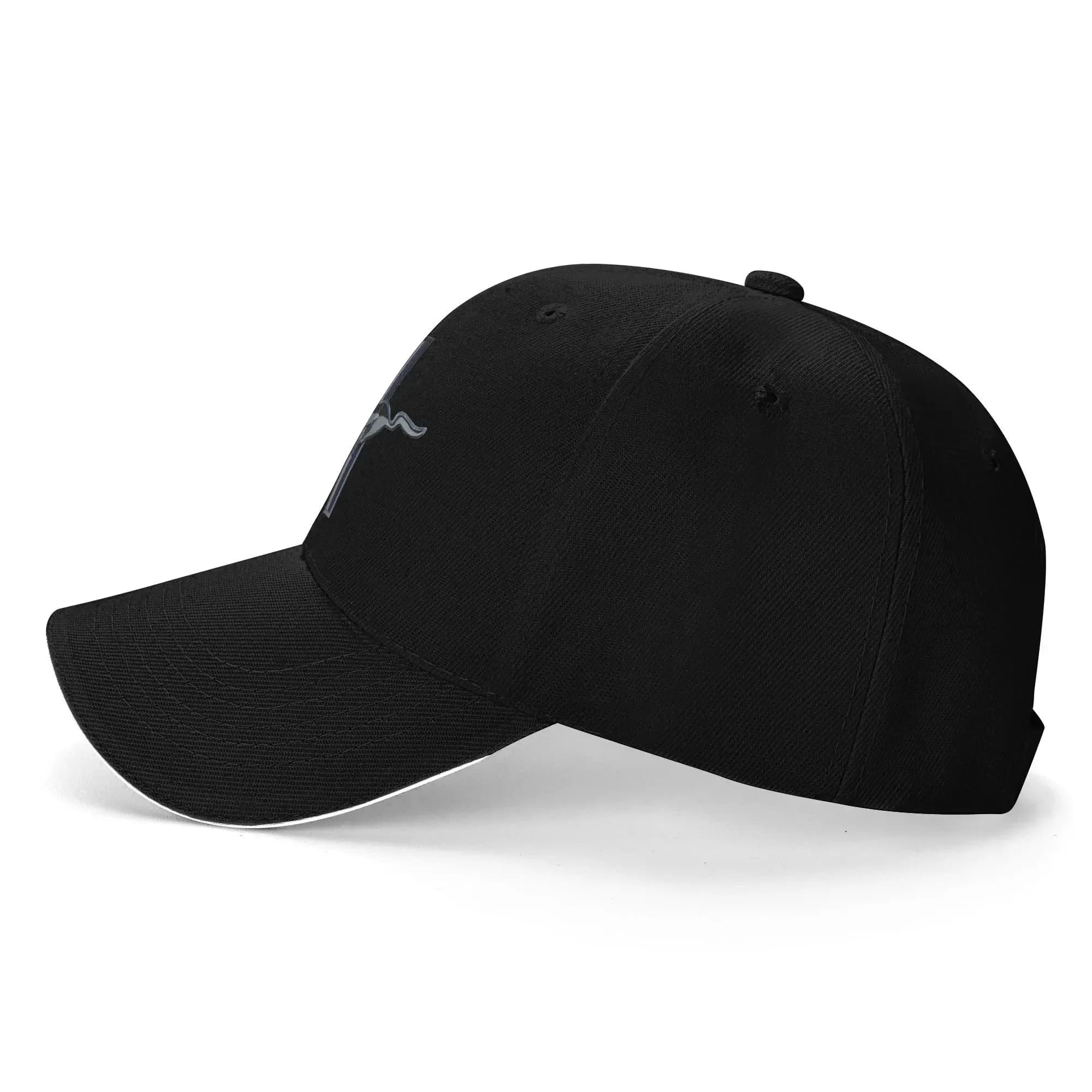 Casquette de pêche M-Mustangs badge fer pour pêche camping et style hip hop