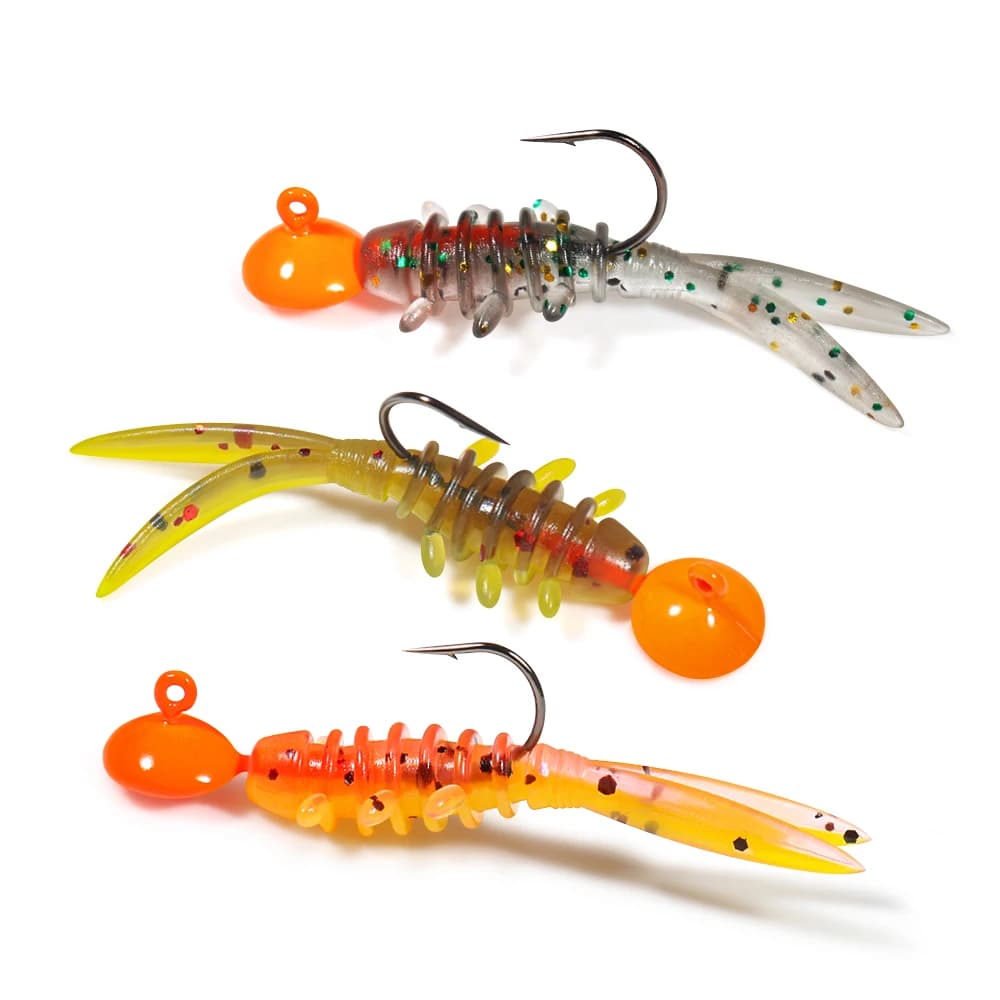 Leurre souple flottant TPR micro ver 25mm rosewood pour la pêche au chinchard, appât silicone 20