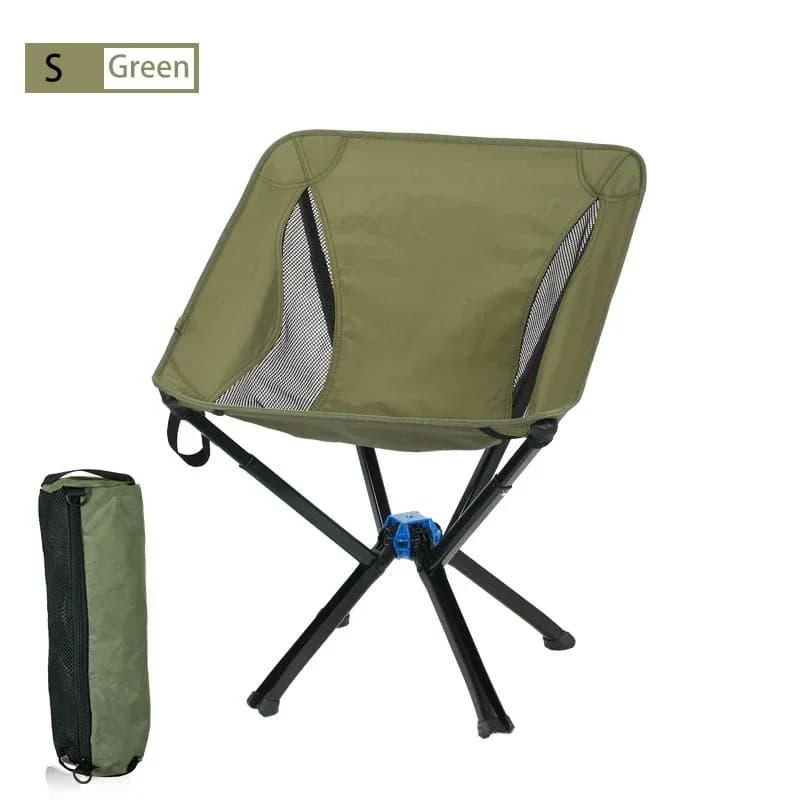 Petite chaise camping pliante portable - Siège randonnée pique-nique à ouverture rapide un bouton