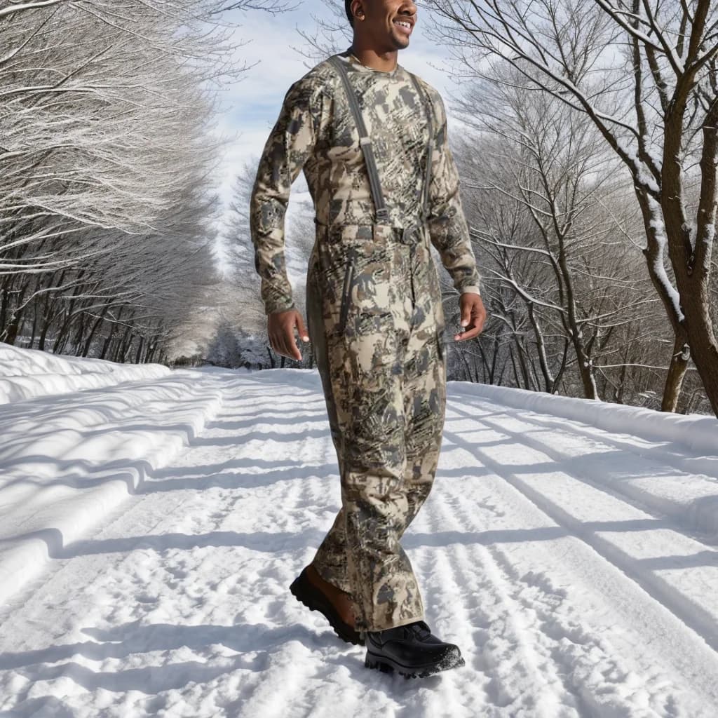 Pantalon de pêche hiver homme isolé combinaison camouflage chasse outdoor travail