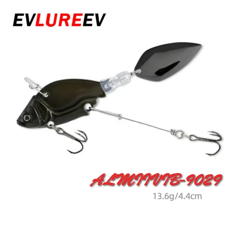 Leurre spinner VIB métallique 13.6g vibration pour truite pêche hiver - Appât rotatif cuillère tournante