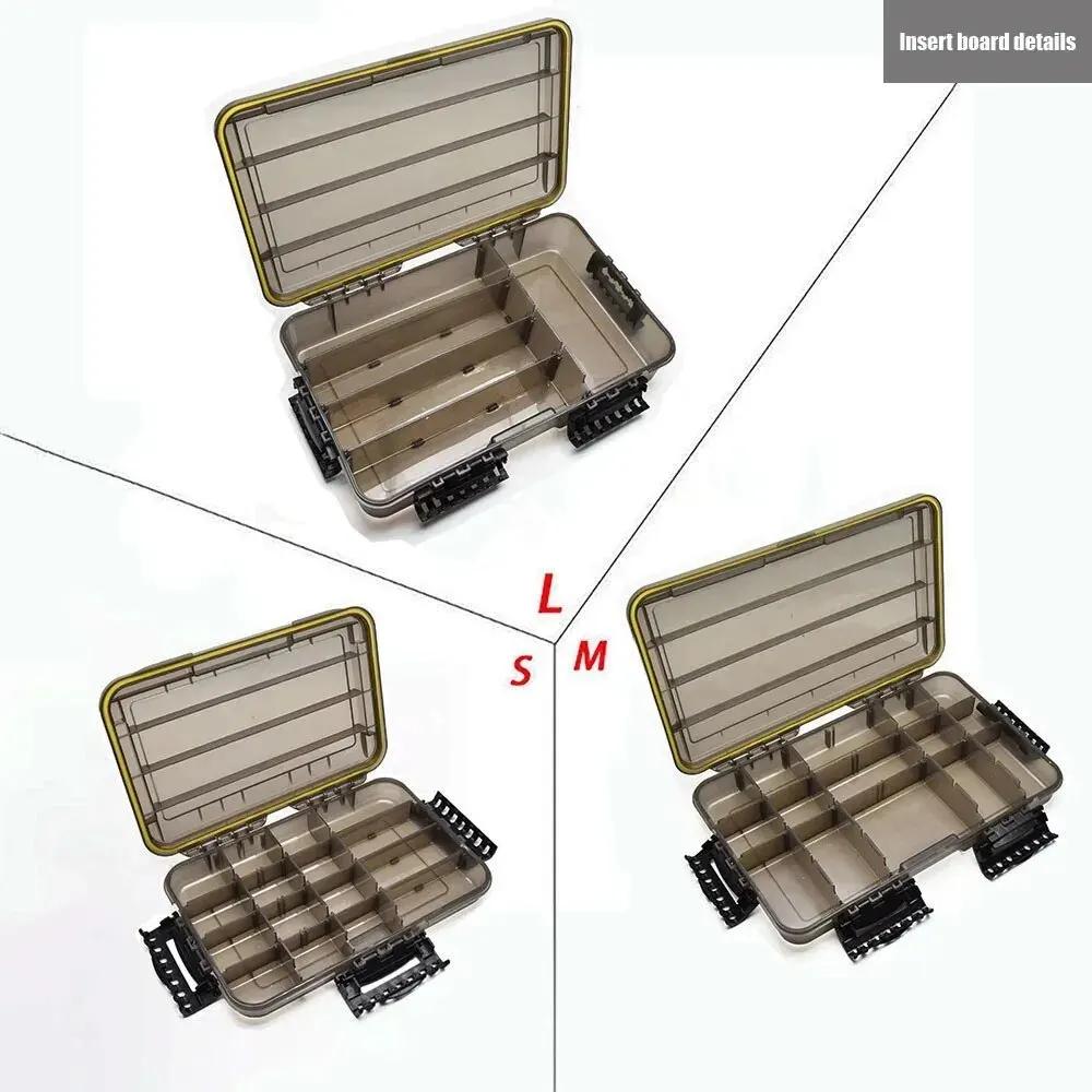 Boîte de pêche étanche SAMOLLA grande capacité, rangement pour leurres hameçons et accessoires de pêche portables